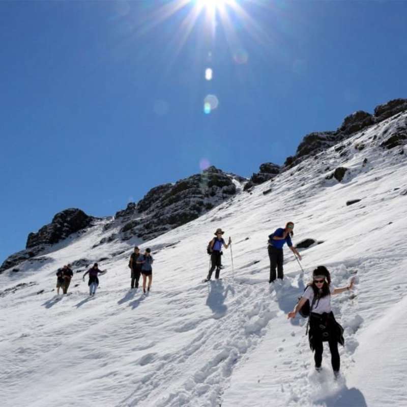 Glacier trekking in Bolivia