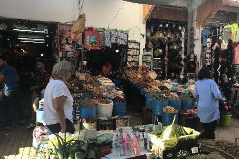 Busy Moroccan market