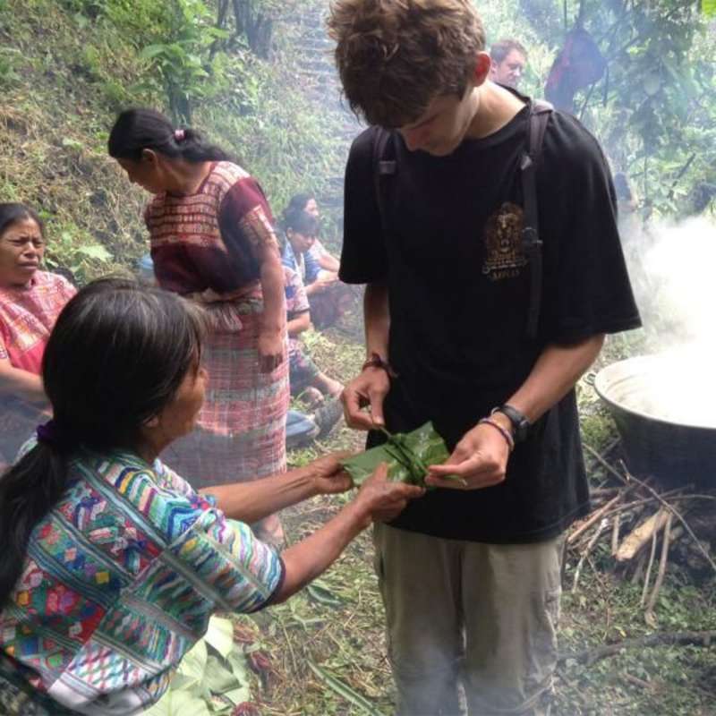 Lunch in Guatemala Nicaragua