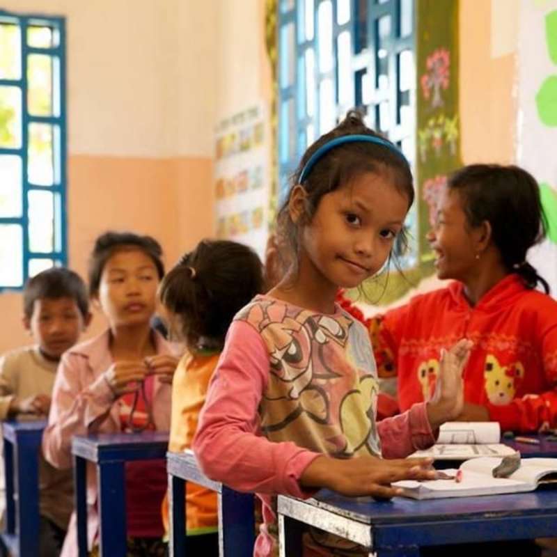 Orphanage childcare helper in Cambodia