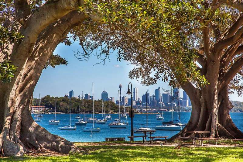 Camp cove beach in Australia