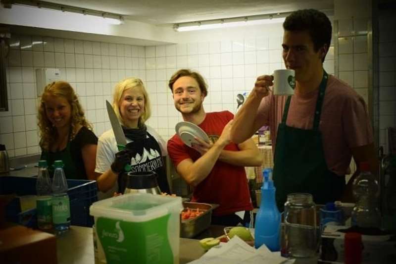 work at camp