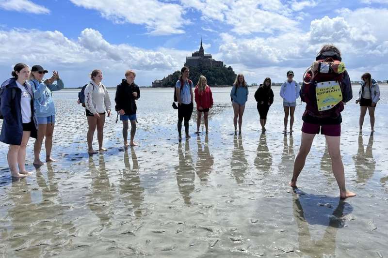 Castle by beach in Rennes