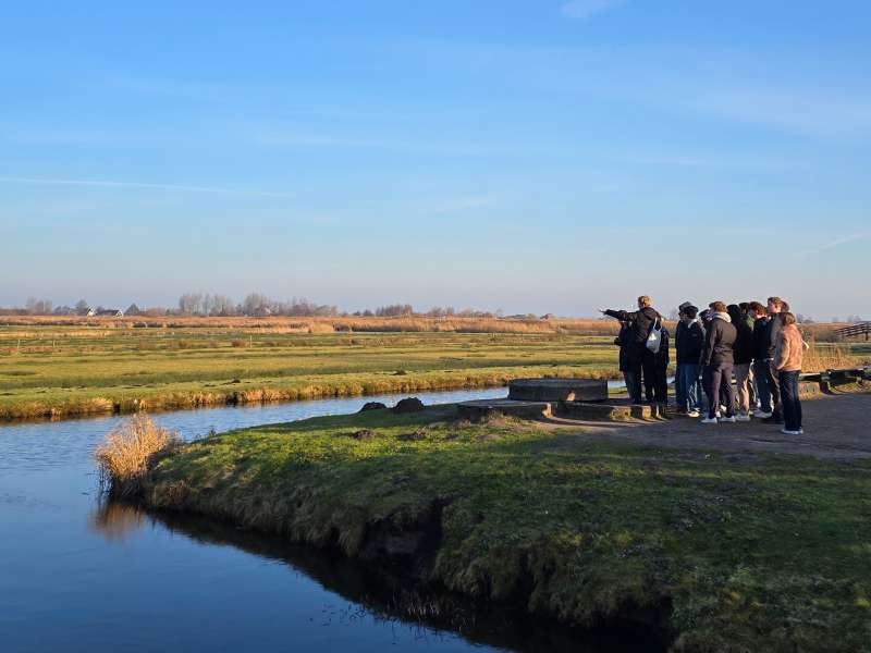 CES students at the Zaanse Schans during our Dutch Discovery Trip