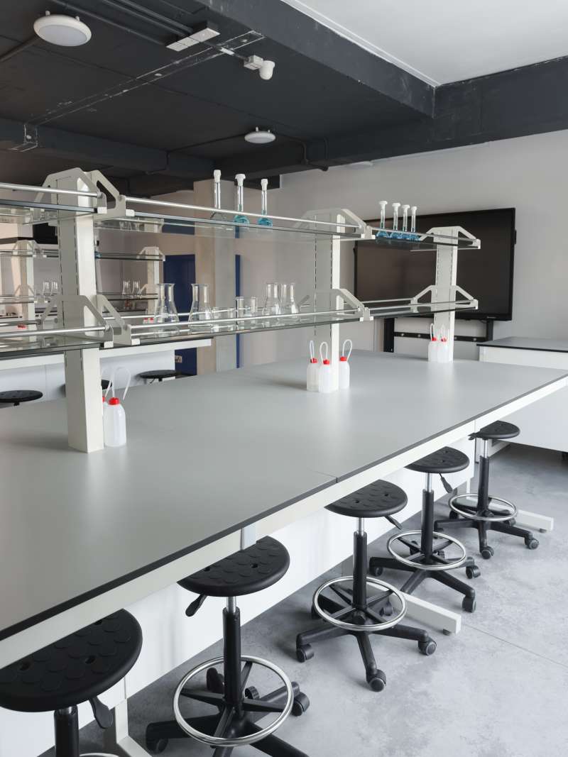 Chemistry laboratory at MediCampus Europeo, Faculty of Medicine in Malta