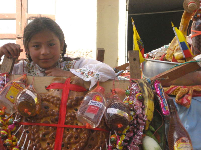 child at the market