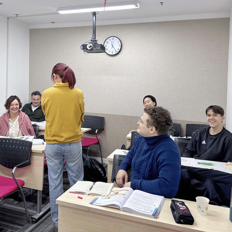 Chinese class in a group