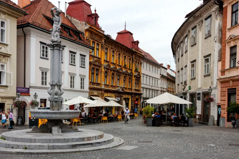City center in Croatia