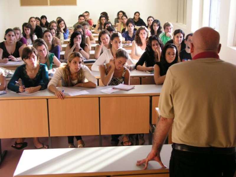Students at class