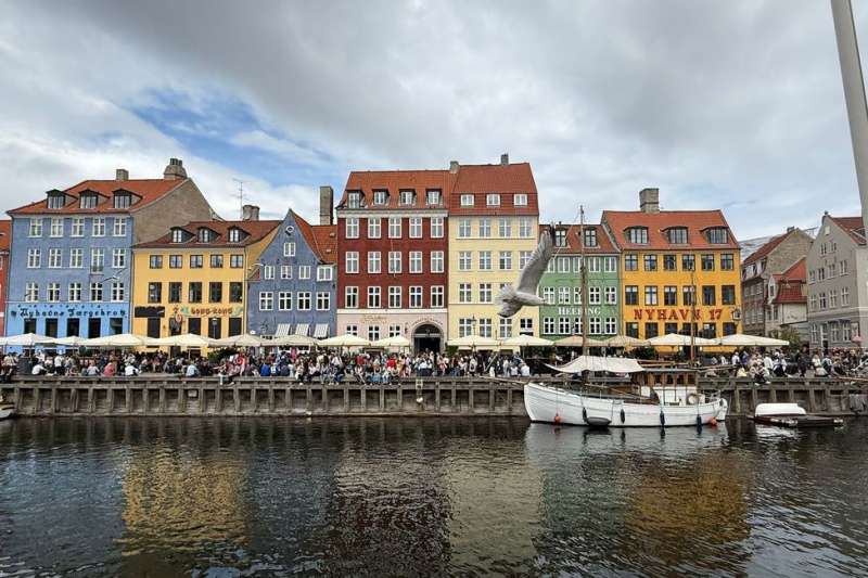 Colorful houses in Copenhagen