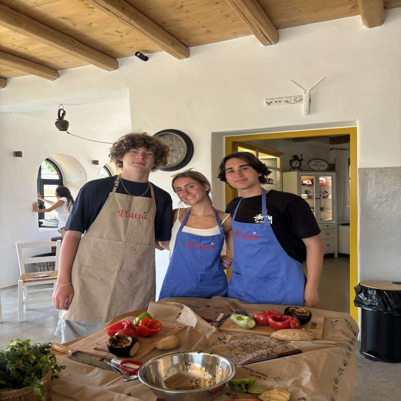 Cooking class, greece