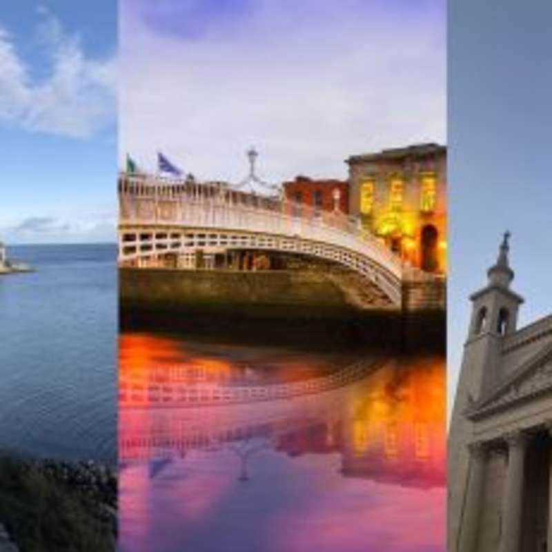 Copenhagen, Berlin, and Dublin scenic landmarks