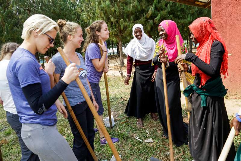Cultural exchange in Tanzania