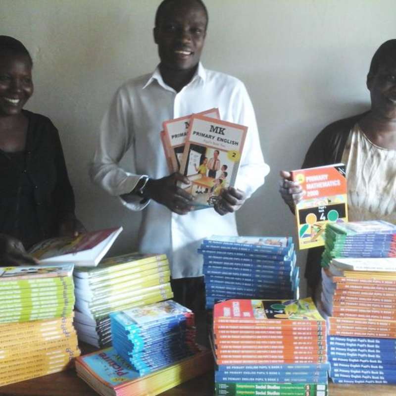 Teachers and textbooks in Uganda, Africa