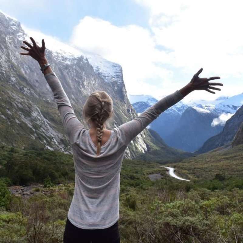 teens exploring New Zealand
