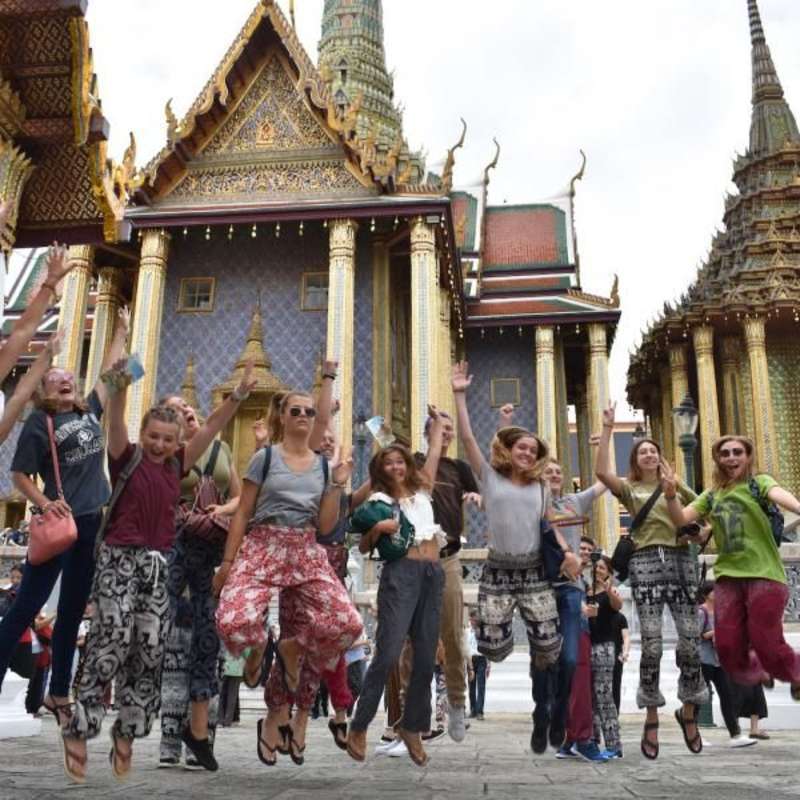 teens exploring Chiang Mai Thailand