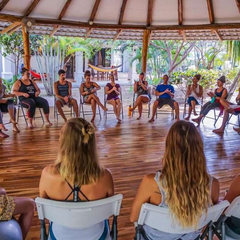 students studying massage therapy abroad