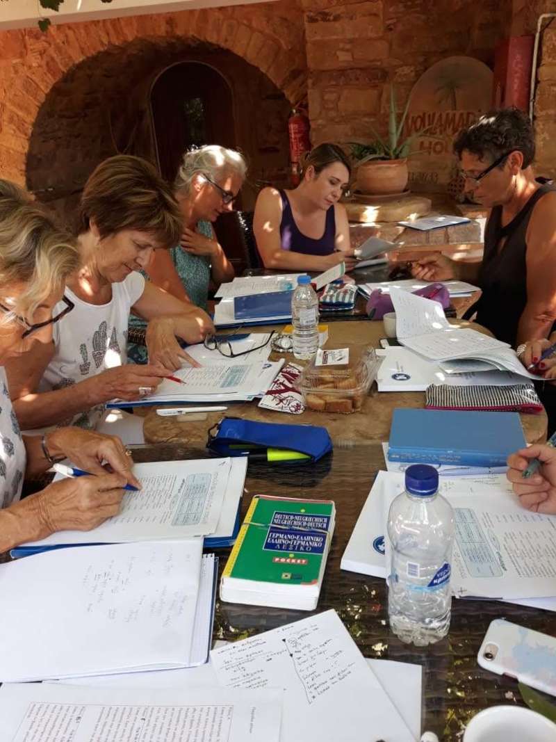 During Greek course Chios