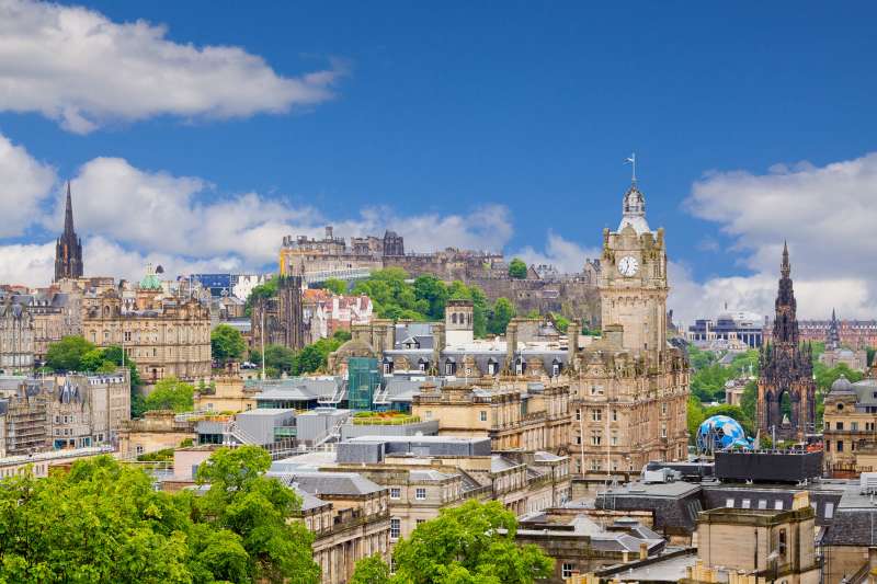 Edinburgh skyline by day