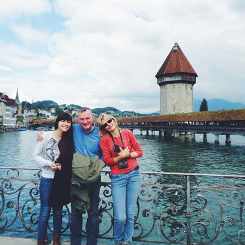 Family in Switzerland