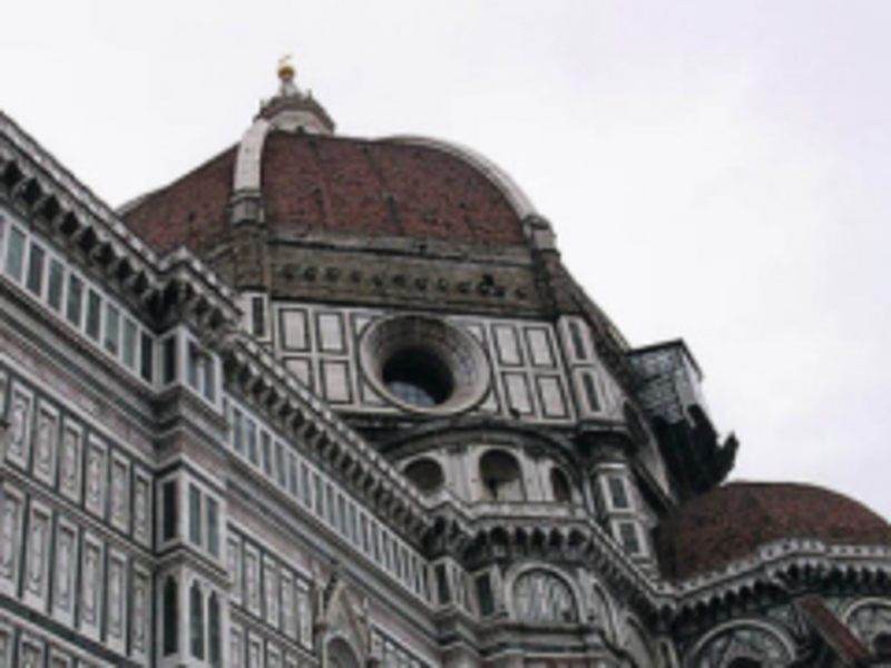 Florence, Italy's iconic Duomo dome, showcasing intricate architecture and rich history.