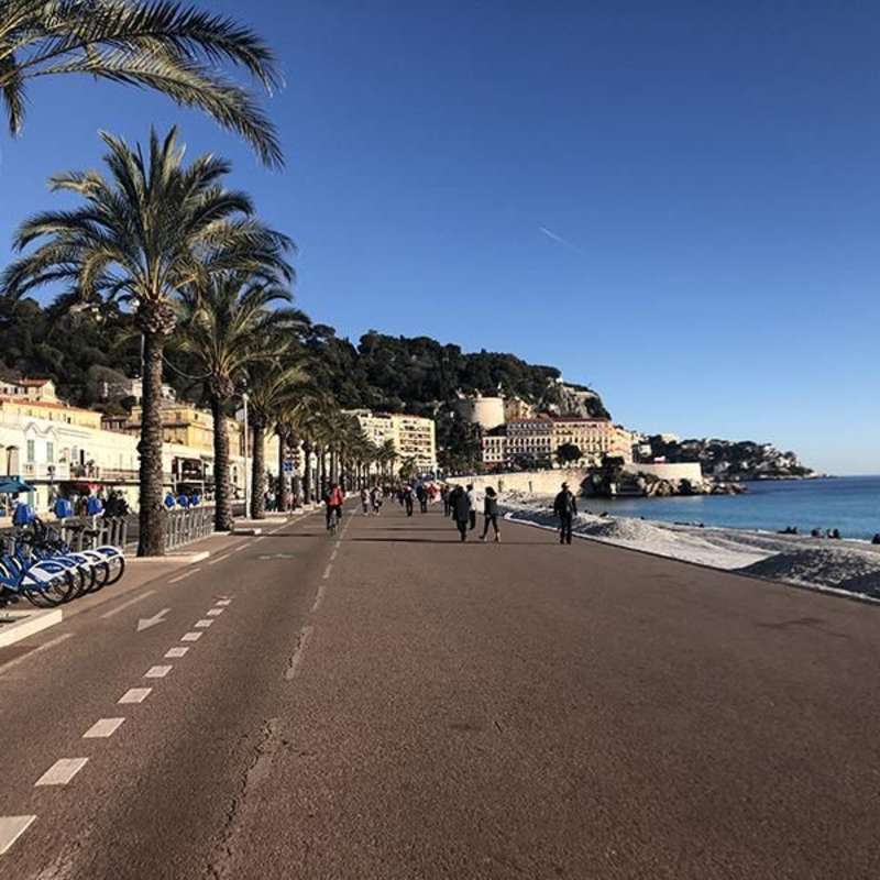 Landscape of Nice Beach Front