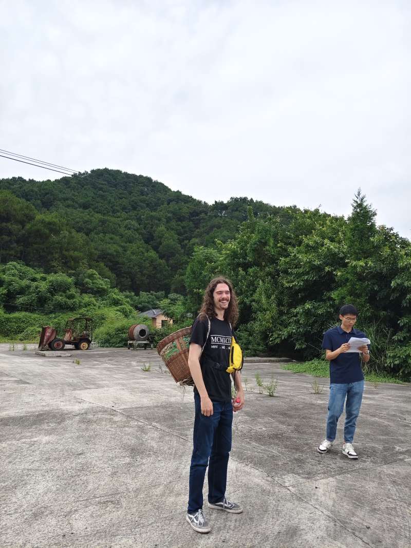 Fredie fruit picking in China