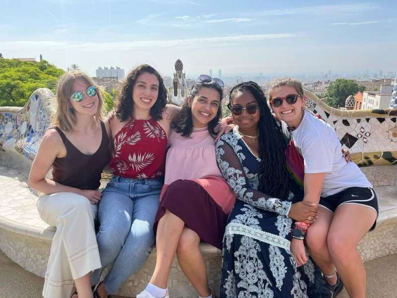 Friends in Barcelona