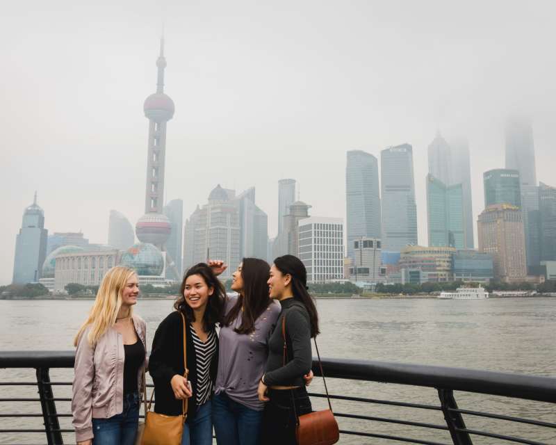 Friends in Shanghai, China.