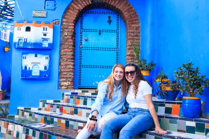 Gap year student in Morocco