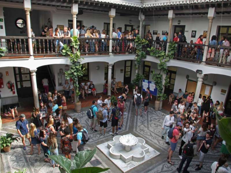 Gathering of Students in Granada