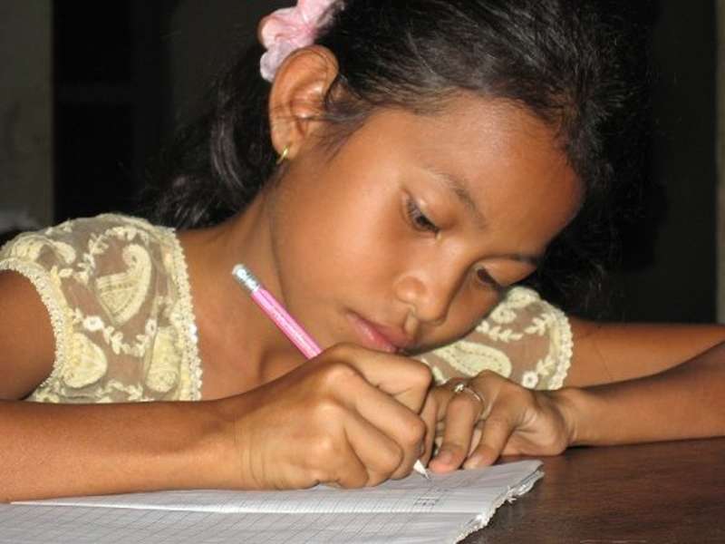 Girl Writing
