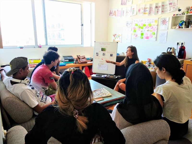 Greece English Teaching to refugees