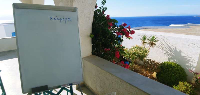 Greek language course Paros Kalimera