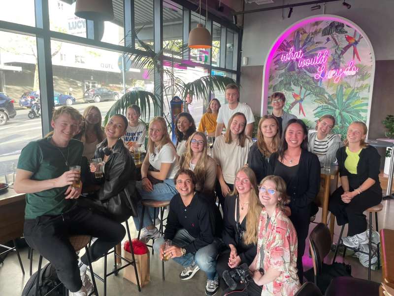Group of new arrivals in Auckland