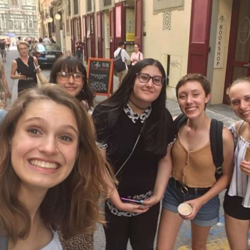having fun
