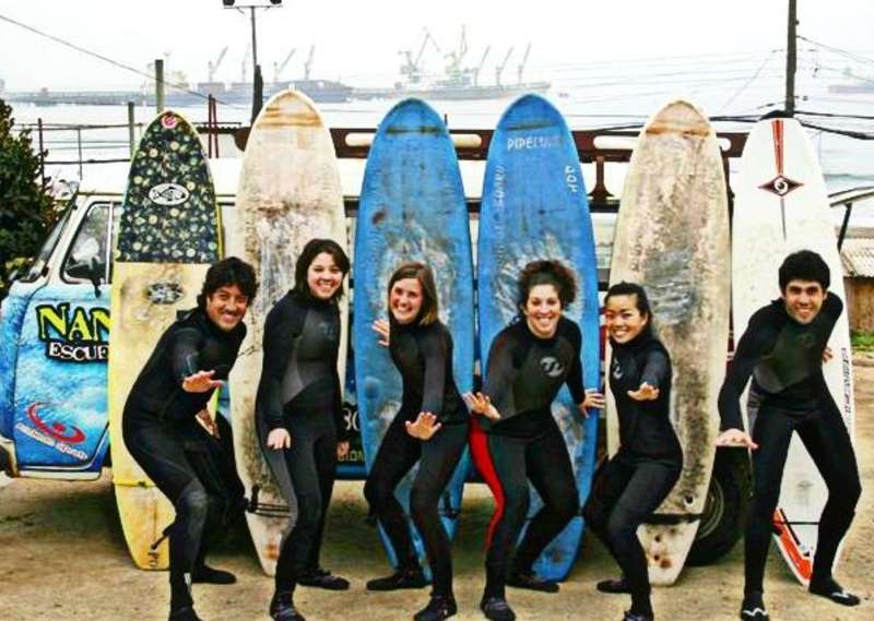 Group Surf - Intern in Chile - Adelante Abroad