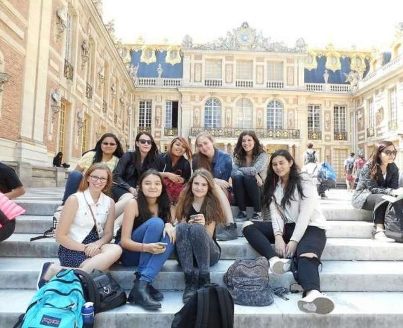 high school friends in france