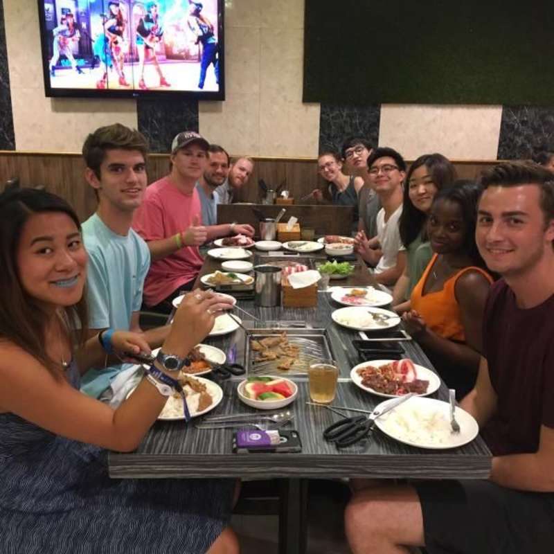 Sampling local cuisine - Absolute Internship Singapore