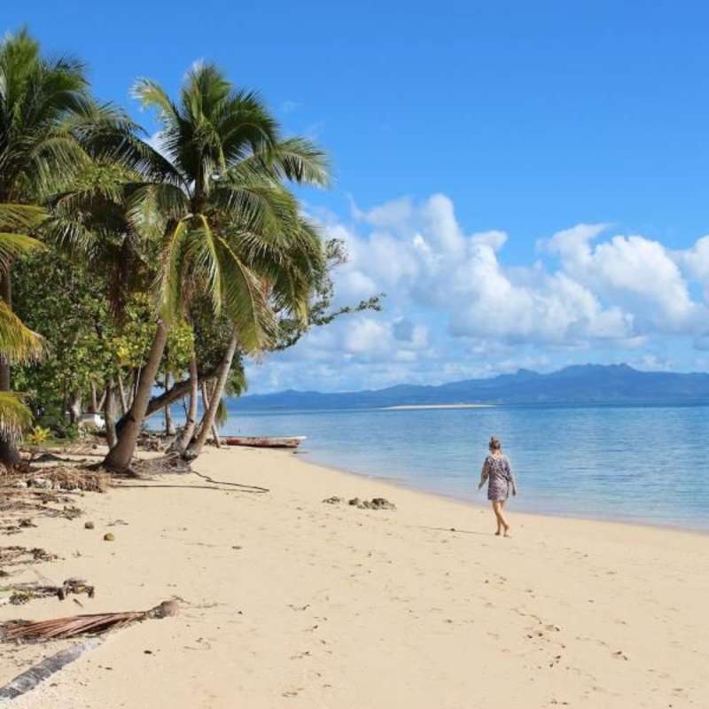 Beautiful beach in Fiji