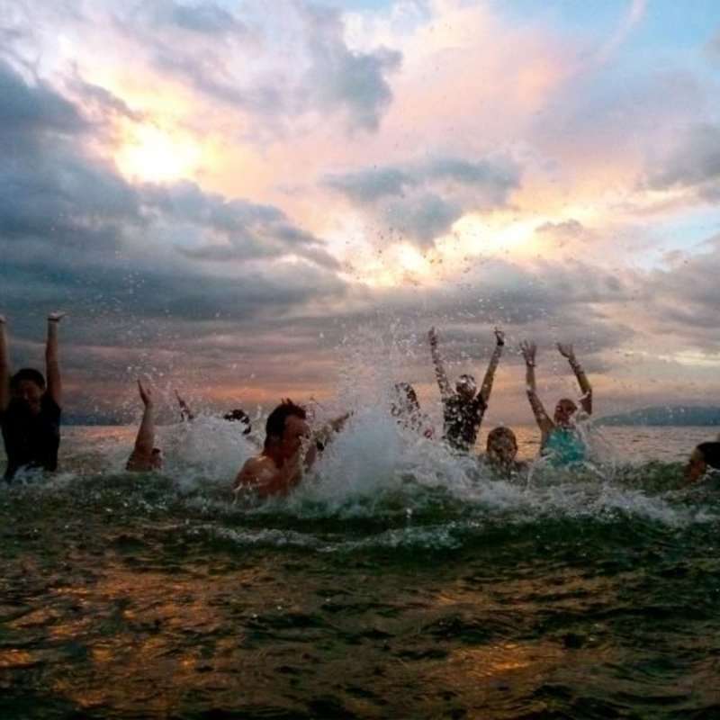 ocean swimming indonesia