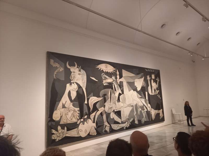 Intern exploring Madrid during free time from foreign internship
