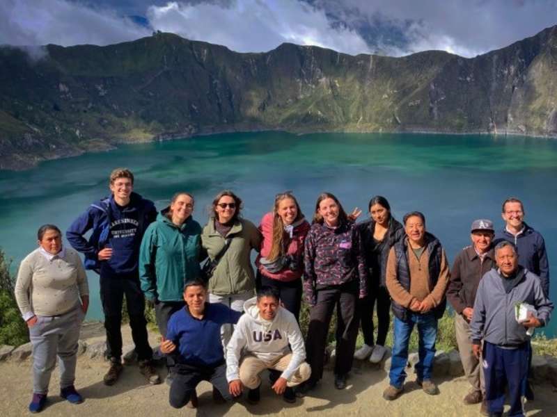 intern-group-quilotoa-crater-lake-visit-ecuador