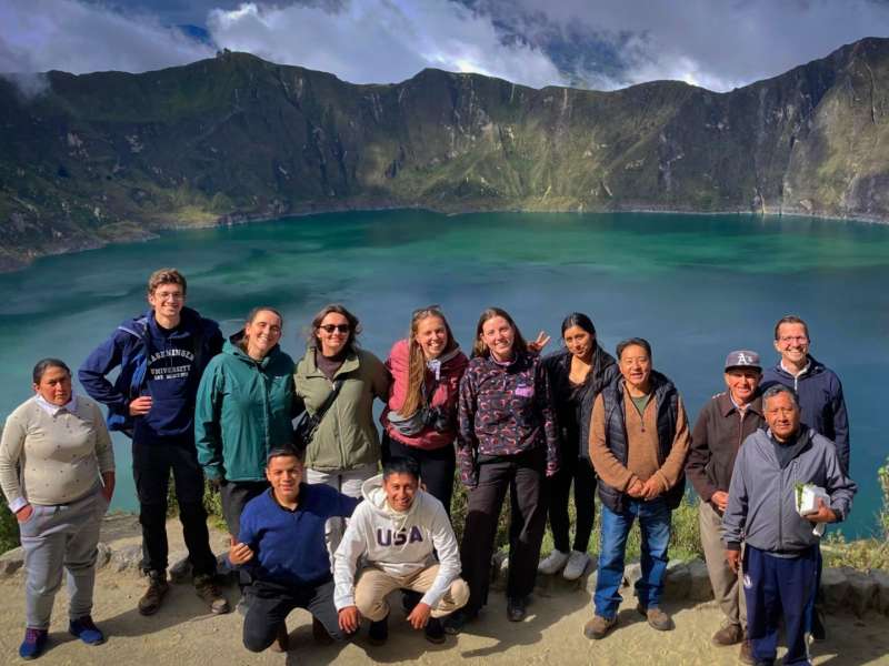 intern-group-quilotoa-crater-lake-visit-ecuador