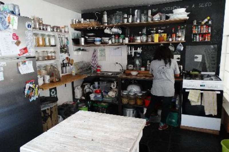 Intern in the kitchen