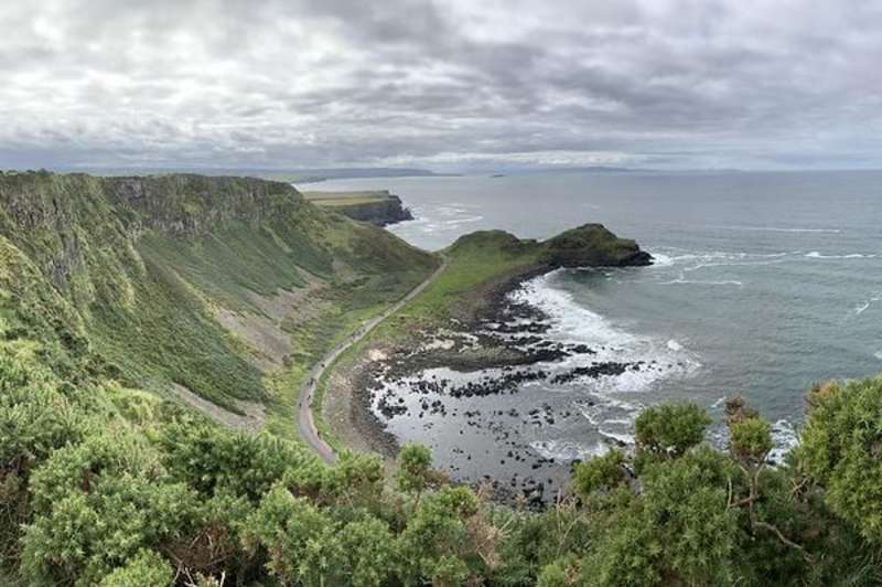 Landscape of Ireland Coast with Mountains