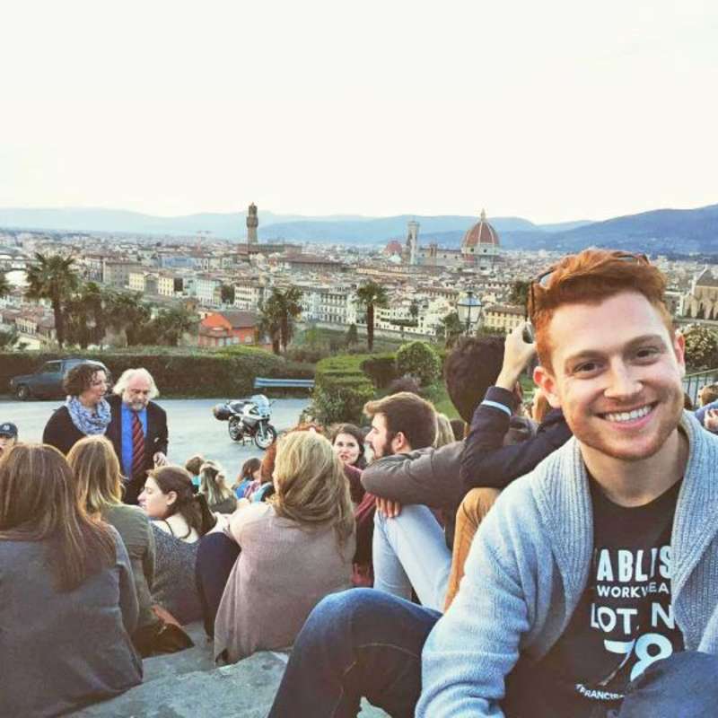 students, florence, italy
