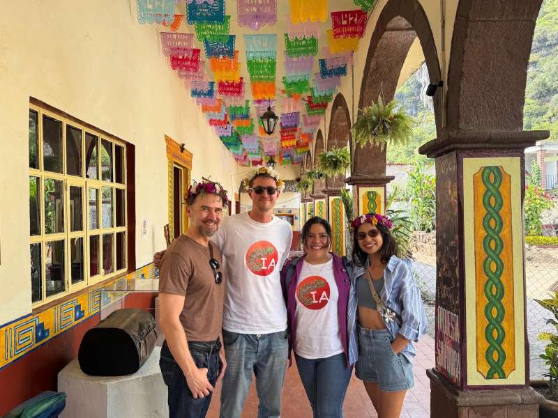 January snowbird students in Malinalco Mexico