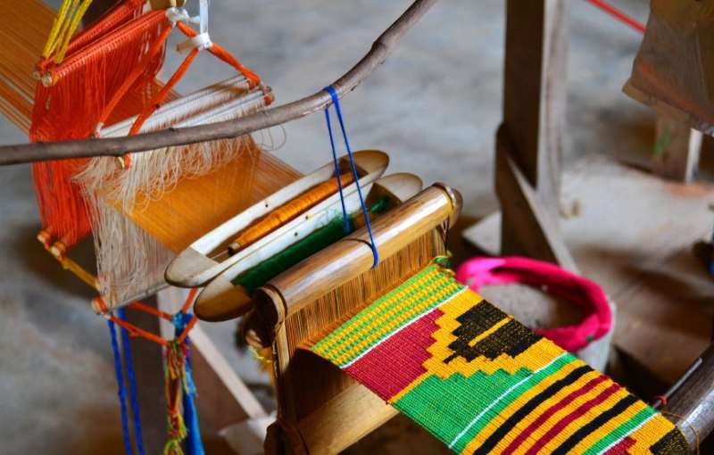 
kenteweaving