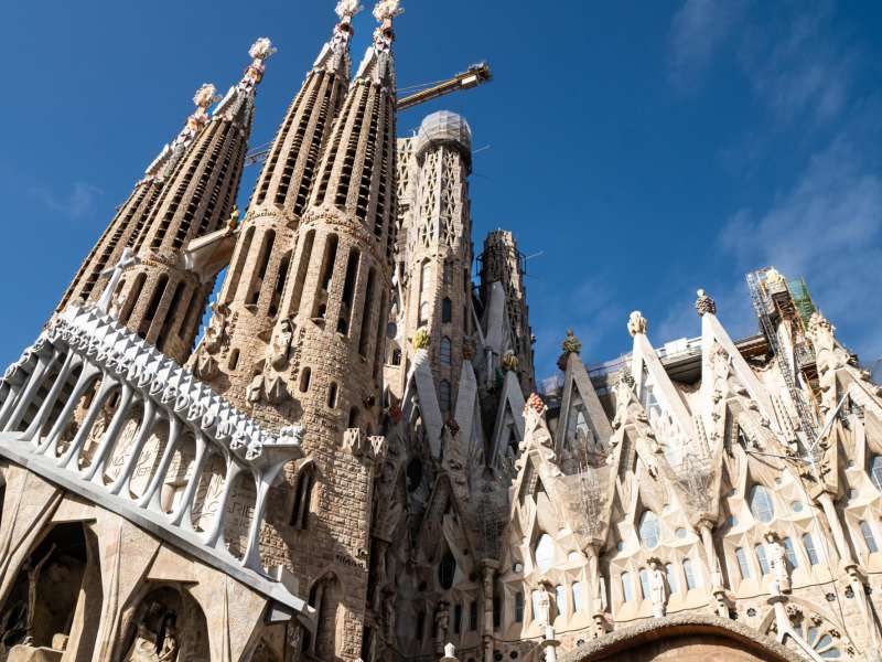 La Sagrada Familia in Barcelona.
